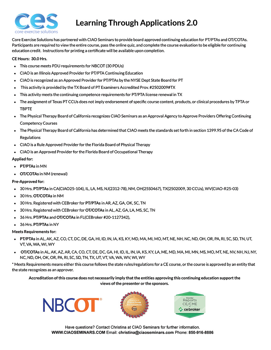 Learning Through Applications CE INFO 2025 Learning Through Applications CE INFO 2025